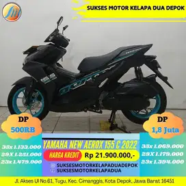YAMAHA NEW AEROX 155 C 2022 CASH/KREDIT DP MULAI 500RB AJA