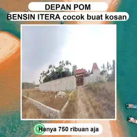 Tanah Depan SPBU ITERA Sangat cocok skali sbagai RUMAH Huniaan, Rumah