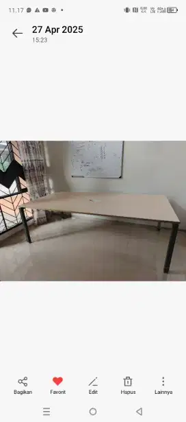 Dijual meja kerja bekas
