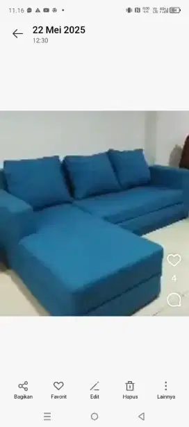 Jual sofa bed bekas