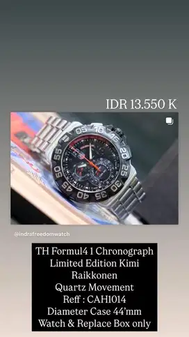 Tag Heuer Formula 1 Kimiraikkonen