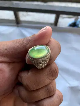 Batu cincin indogres hijau lumut