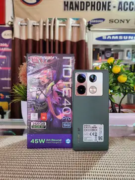 Infinix Note 40 Pro 5G 8+8/ 256Gb Fulset Mulus 99% Like New Bergaransi