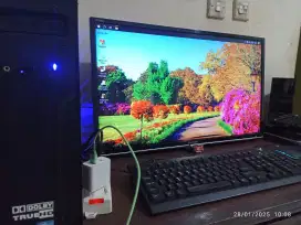 Komputer Fullset, Core i3, Monitor 30 inci, Spek gahar.