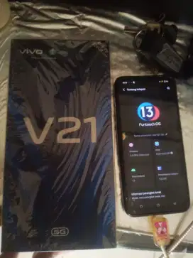 Di jual hp vivo v215g internal 128GB RAM 8GB, Normal No Minus Fullset