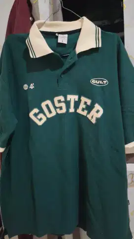 baju Goster Vintage Short Rugby Polo Shirt - Ridge Green Cream
D