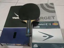 Bet tenis meja/pingpong Premium.Yasaka Alnade (STN+Nittaku Fastarc C1)