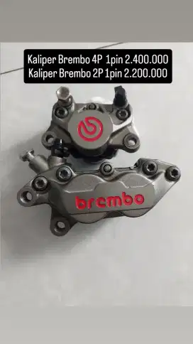 Kaliper Brembo 4P 1pin dan 2P 1pin (tanpa dus)