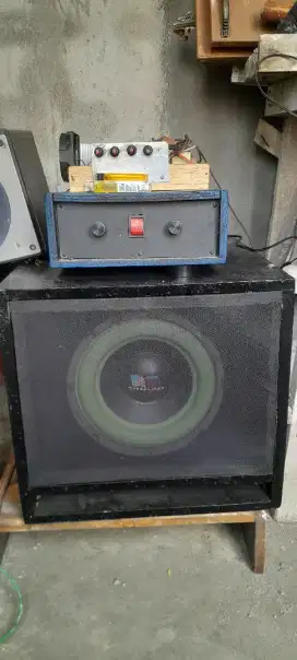 Subwoofer aktif rakitan 10 inch