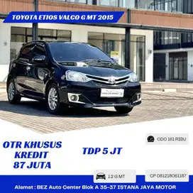 TERMURAH Toyota Etios Valco 1.2 G MT 2015 Hitam