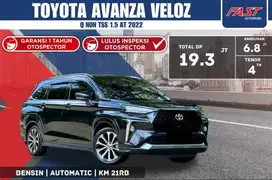 TOYOTA AVANZA VELOZ Q 2022 NON TSS 1.5 AT LOW KM.21RB PAJAK PNJG #F6ST
