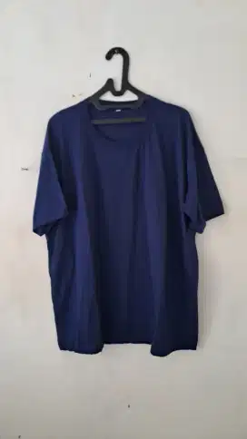 Kaos Polos Jumbo Navy (4L)