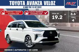 TOYOTA AVANZA VELOZ Q 2022 NON TSS 1.5 AT KM.43RB & PAJAK PANJANG #F6S
