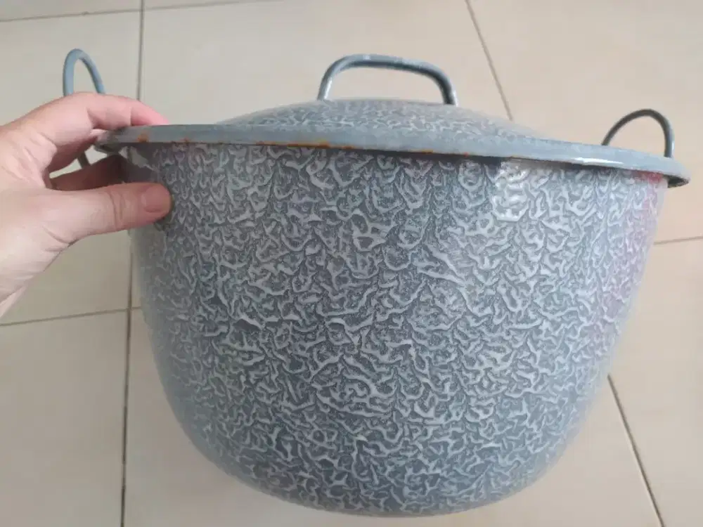 Panci enamel diameter 35cm