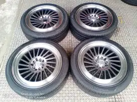 Velg R17 pcd 5x100 114 untuk sienta altis ertiga avanza dll