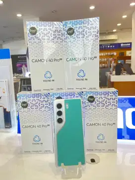 Kredit Tecno Camon 40 Pro 5G 8 256GB Promo Gratis 1-2x Cicilan