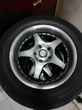 Velk HSR R17 + Ban Dunlop 225/65 R17 murah