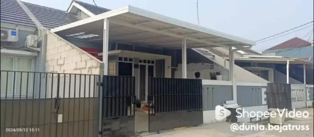 Rangka bajaringan atap genteng metal Pasiran