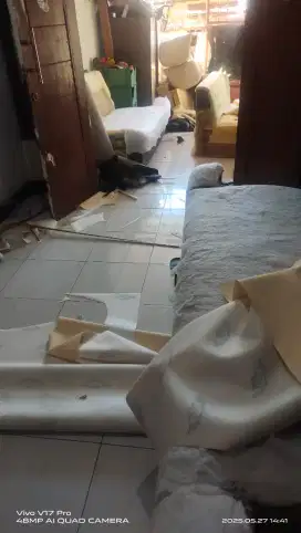 Service sofa dan baru