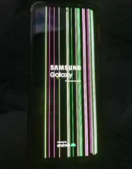 Samsung flip Z 3 layar green screen