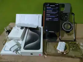 Iphone 15 promax 256 GB iBox garansi on okt 2025