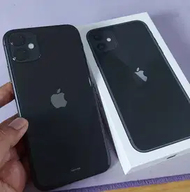 IPHONE 11 64 GB BLACK EX.IBOX MULUS GARANSI ON SAMPAI AGUSTUS 2025