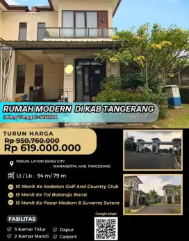 Dijual Rumah Siap Huni Lavon Swan City Hook