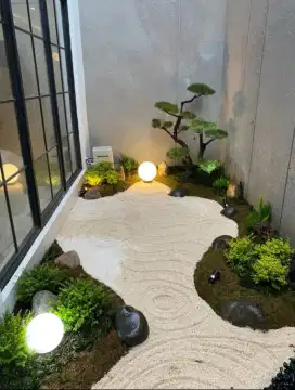 Taman zen garden minimalis