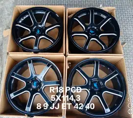 Velg Baru murah Racing R18 pcd 5x114 untuk terios rush innova dll