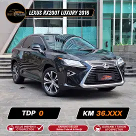 2016 LOW KM! Lexus RX200t Luxury 2016 RX 200 T 200T Hitam