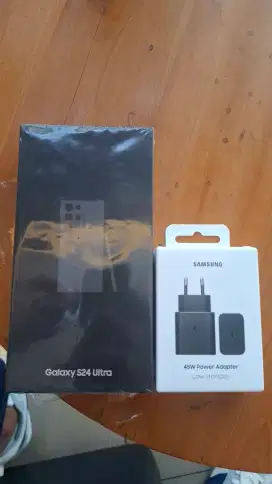 FREE ADAPTOR ORI 45W! SAMSUNG S24 ULTRA 12/256 SEGEL GARANSI SEIN