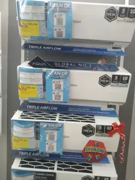 AC AQUA Inverter 0,5 PK Promo Akulaku Paylater