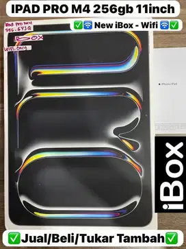 Ipad Pro M4 11 inch 256 Gb Space Black Ibox New Segel