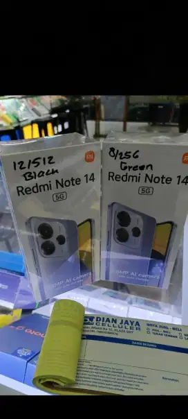Xiaomi redmi note 14 5G 512gb ram 12gb dan8/256 resmi