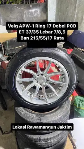 Velg Racing R17 Double PCD 100/114 Jual Cepet