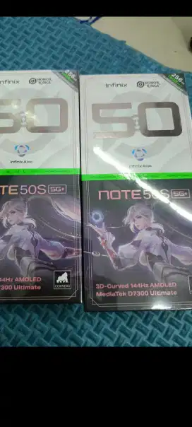 Infinix note 50S 5G plus 8/256 garansi resmi