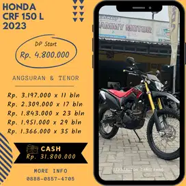 CRF 150 L 2023 PROMO CASHBACK 200K