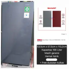 KULKAS SHARP 1 PINTU