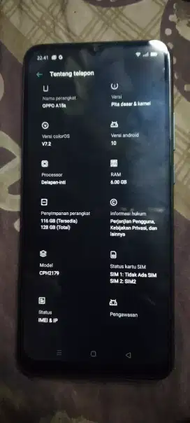 Oppo a15s 6/128