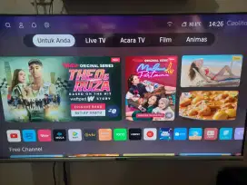 LED Smart TV/Coocaa 40 Inch Digital Mulus. Lengkap. No Minus