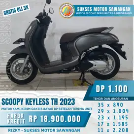 DI JUAL HONDA SCOOPY TH 2023 YUK DI GASKEUN BISA CASH ATAU KREDIT