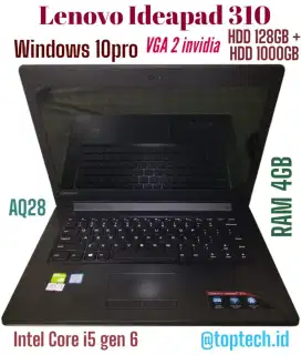 Laptop Lenovo Ideapad 310 SSD+HDD 1000GB VGA 2 INVIDIA