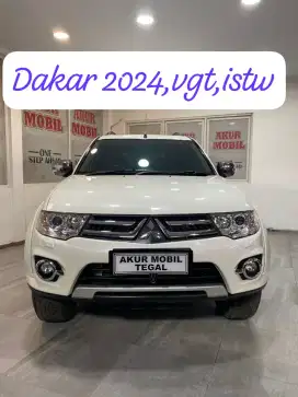 PAJERO SPORT DAKAR 4X2 DIESEL MATIC 2014 FUL ORI SIAP PAKAI