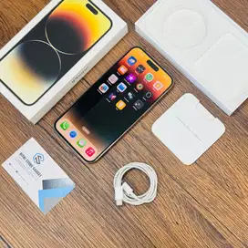 IPHONE 14 promax 128GB GOLD | iBox kondisi mesin masih normal semua.