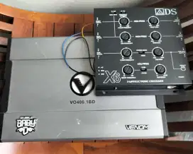 Power+Crossover+Kapasitor Bank Audio Mobil