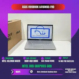 ASUS VIVOBOOK A416MAO FHD INTEL N4020 RAM 4GB SDD 256GB 14inci FHD
