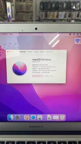 Macbook Air 2017 13inch 8/128 A1466 resmi iBox