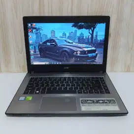 Acer Aspire E5-476G Render Nvidia i3 gen6 Ram8GB/ssd128GB/hdd500GB