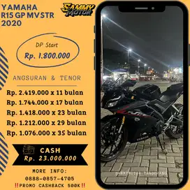 R15 GP MVSTR 2020 KM LOW PROMO CASHBACK 500K