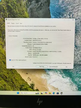 Laptop Second Hp 840 G6 Intel Core i5 Gen 8 Ram 16 SSD 256